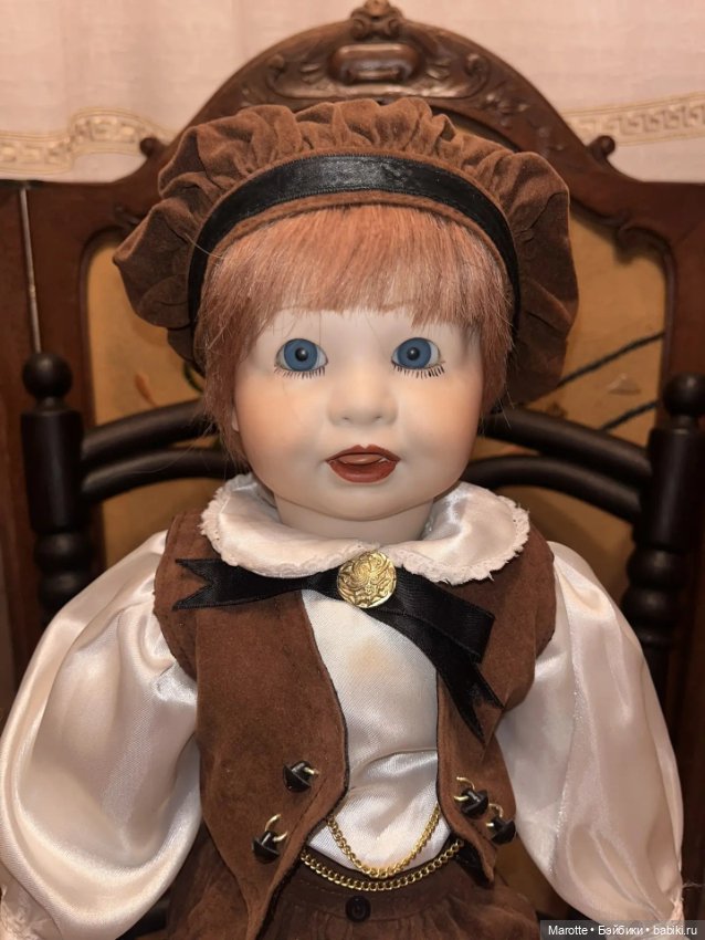 Фарфоровая кукла мальчик — Реплики антикварных кукол