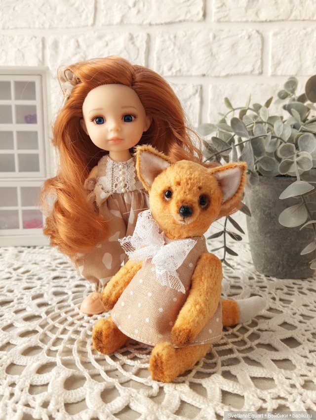 Тедди лисичка Келли — Авторские игрушки (фото 7)