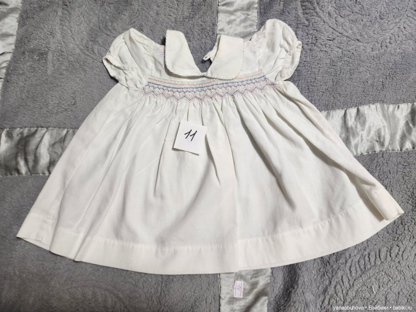 Винтажные детские цветные платья для ваших больших кукол (фото 3)