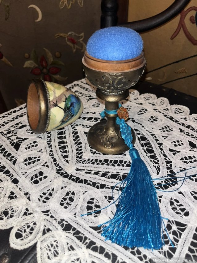 Игольница в антикварном стиле (фото 6)