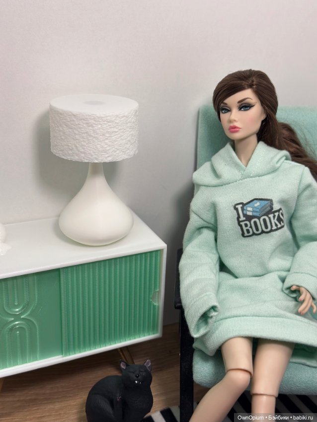 Лампа настольная 1/6 — Миниатюра для кукол