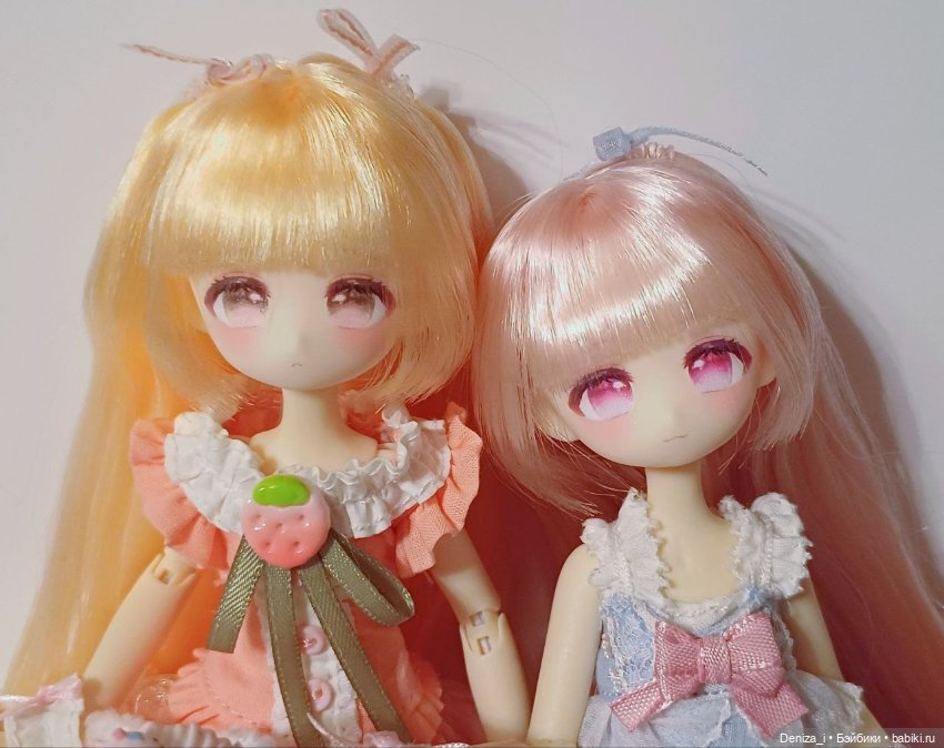 Розочка и Земляничка, куколки Momotale