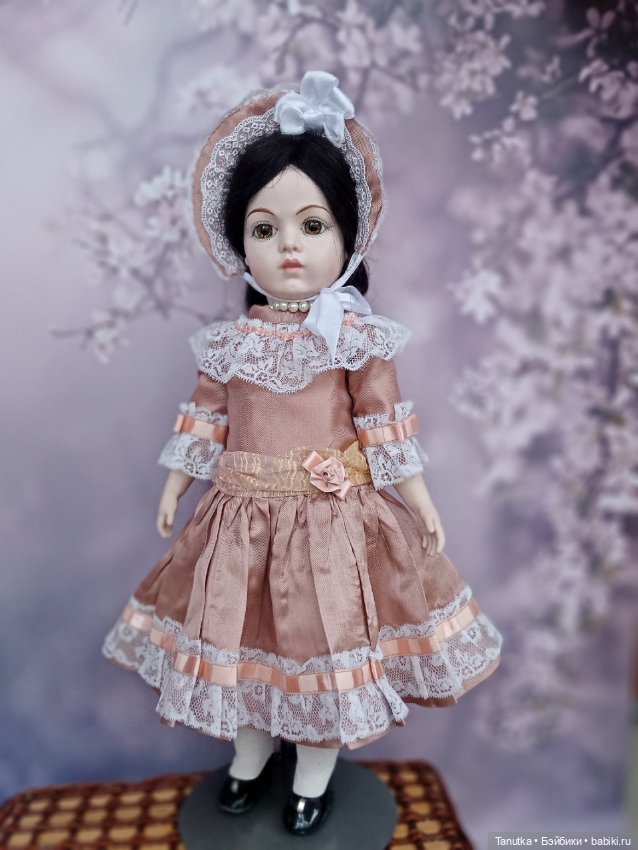 Реплика антикварной куклы Bru Jne, 1997 год (фото 6)