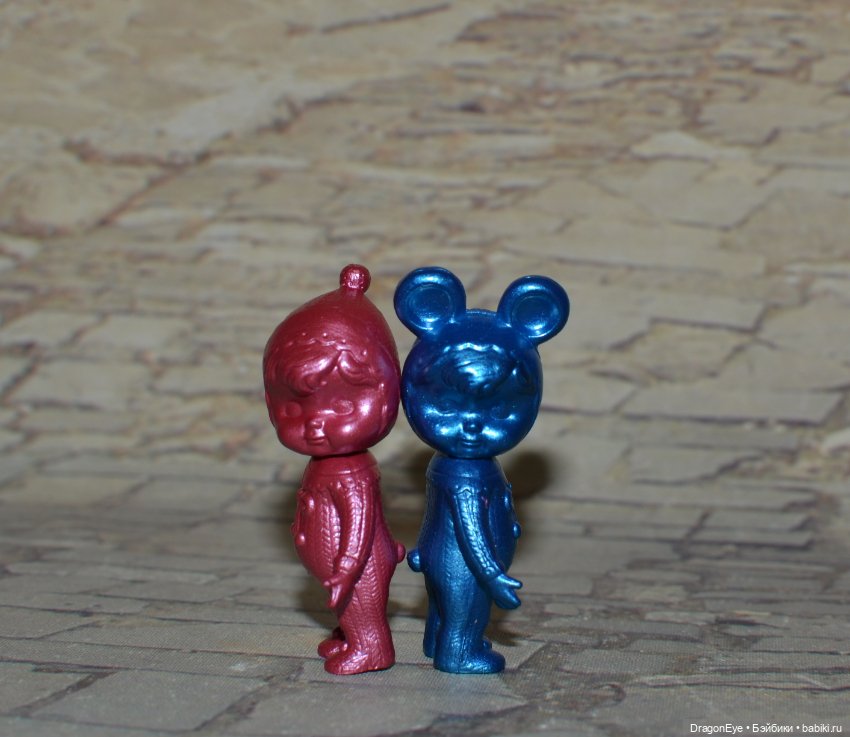 Nakayoshi Charmy-chan комплект пупсов для куколок в ретро стиле - 2 шт (фото 8)