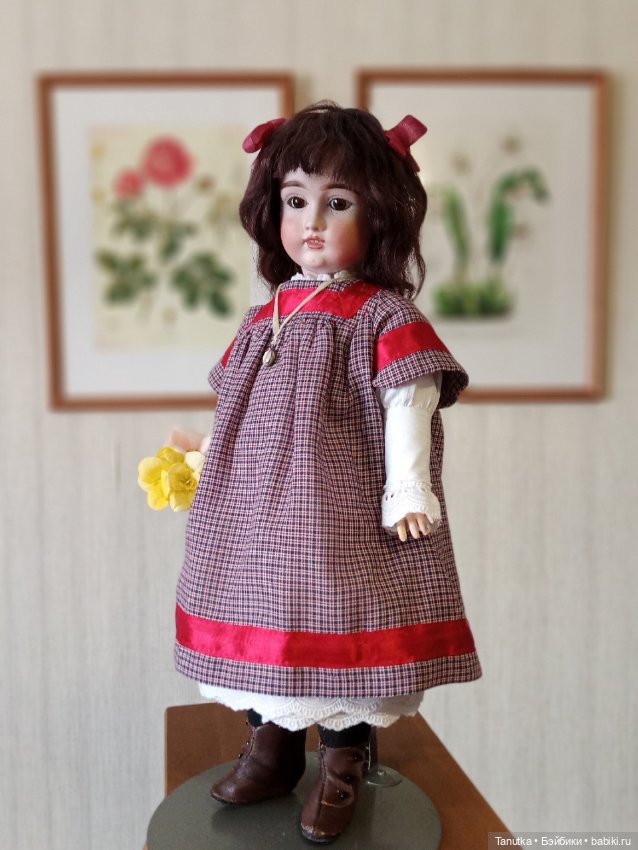 Барышня с приданым, реплика антикварной куклы Kestner молд 162