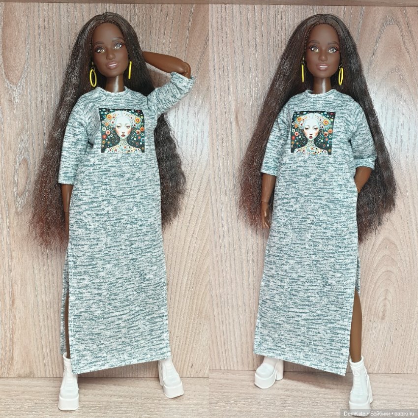 Платье для Барби пышки — Одежда для кукол