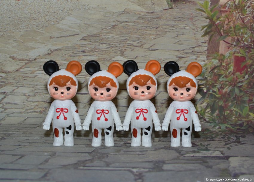 Пупсы Nakayoshi Charmy-chan Coloring Collection Animal Ver. №1 (фото 3)