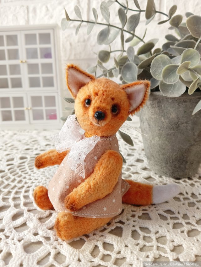 Тедди лисичка Келли — Авторские игрушки (фото 2)