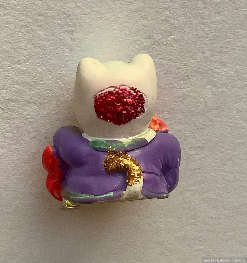 Миниатюра котик с рыбой — Статуэтки (фото 2)