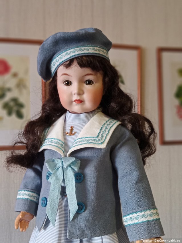 Реплика антикварной куклы Mеin Liebling Kammer Reinchardt молда 117A (фото 2)