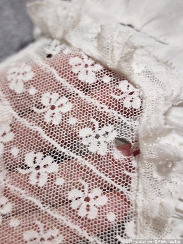 Антикварные хлопковые крестильные платья (фото 9)