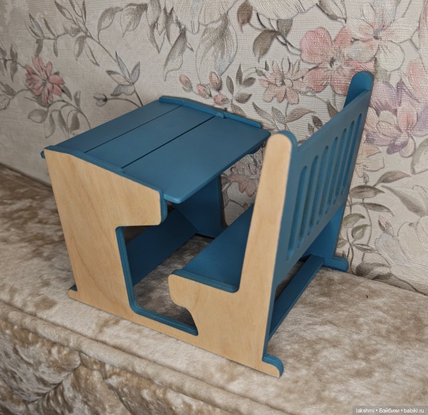 Классная парта — Кукольная мебель (фото 3)