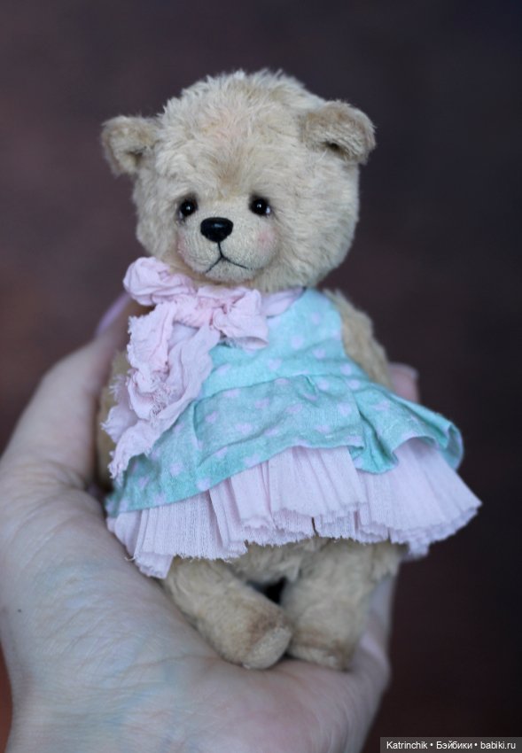 Мишка тедди 13.5 см — Авторские игрушки