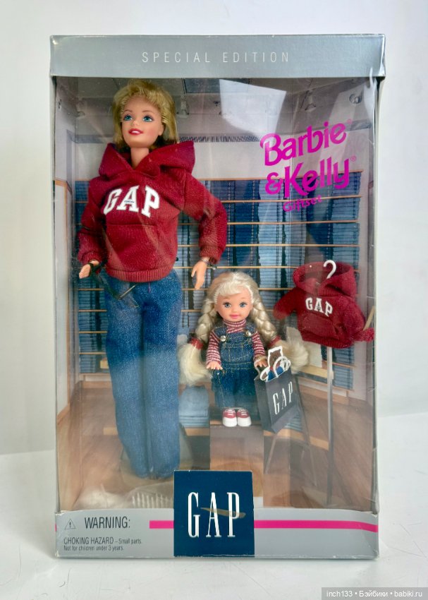 Набор Gap Barbie Kelly, Mattel,
