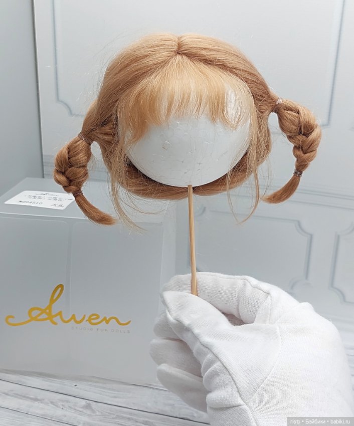Парик Awen 9-10 с двумя косичками (фото 2)