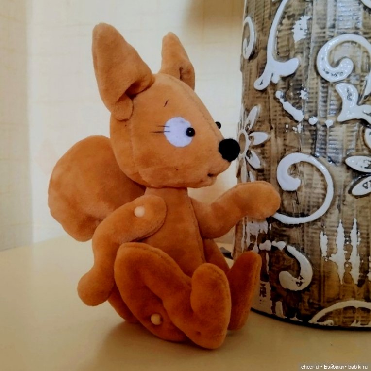 Белочка Леночка — Авторские игрушки (фото 8)