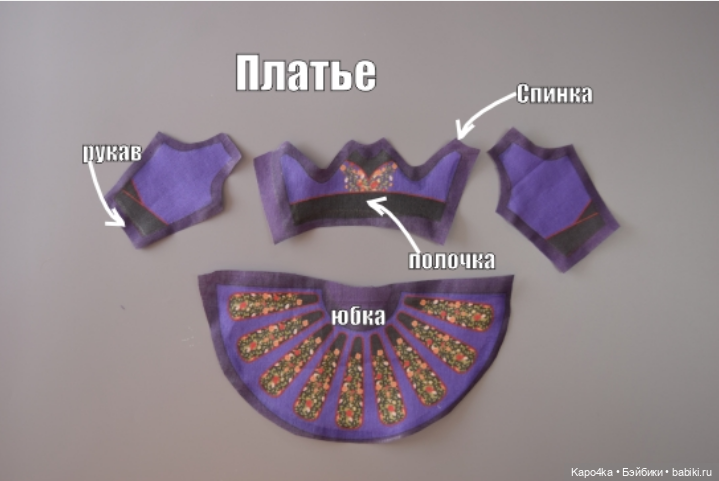 Выкройки одежды для кукол 1:24 (7 см) (фото 6)