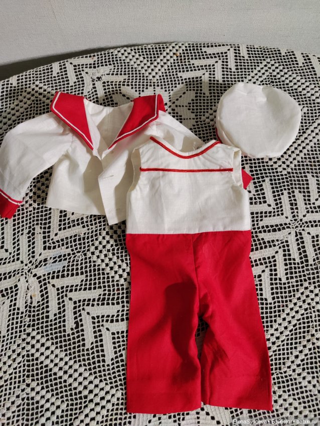 2 матросских костюма для куклы мальчика (фото 4)