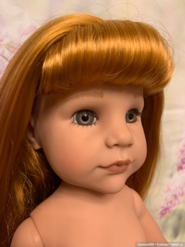 Редкая рыжая Ханна с собачкой 2017 г. от Gotz (Готц).Полный комплект