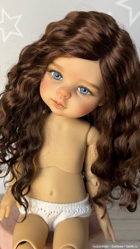 Парик натуральный блондин 8/9 для Паола Рейна и аналогичных кукол (фото 3)