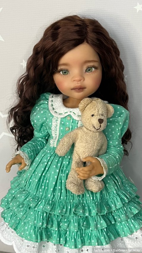 Парик натуральный блондин 8/9 для Паола Рейна и аналогичных кукол (фото 9)