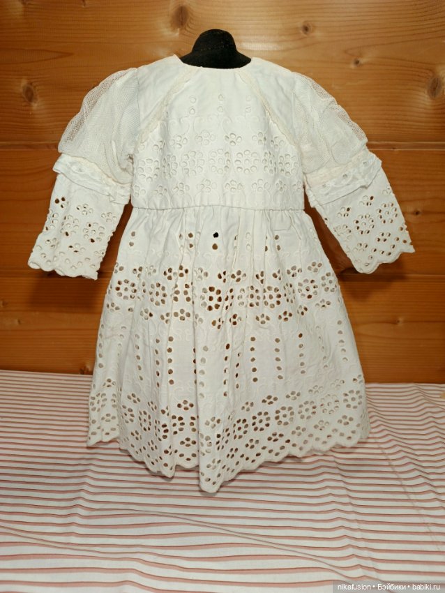 Платье на антикварную или винтажную куклу рост 60 см (фото 2)