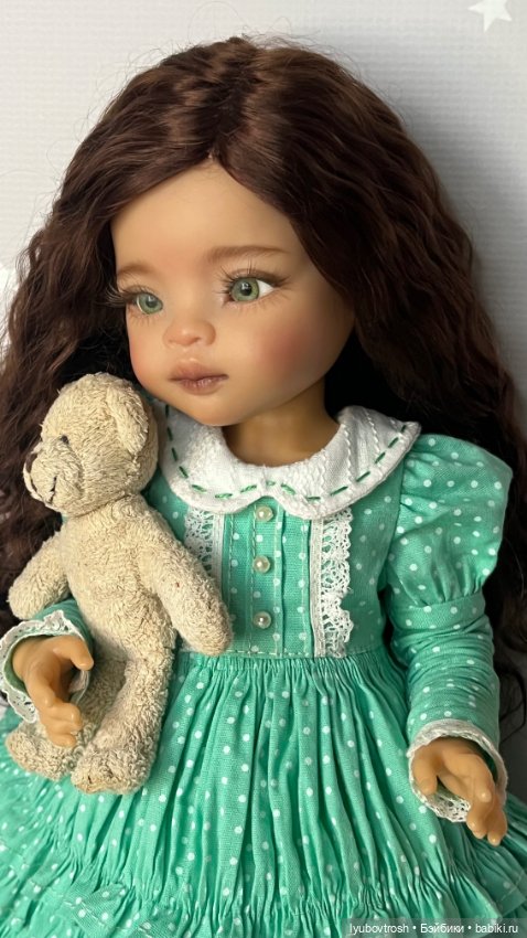 Парик натуральный блондин 8/9 для Паола Рейна и аналогичных кукол