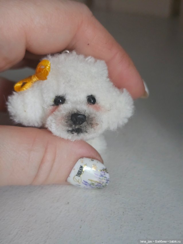 Бишон и пудель , миниатюрные питомцы для куколок (фото 6)