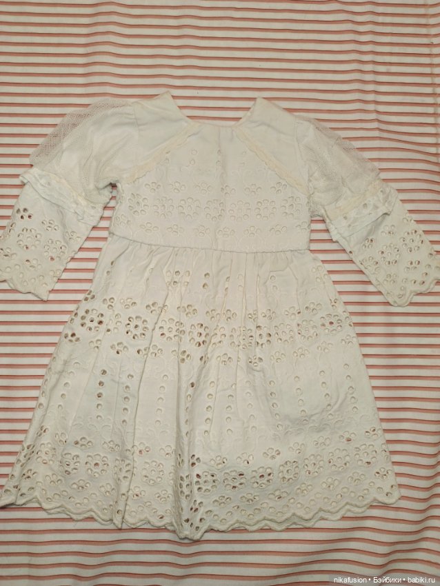 Платье на антикварную или винтажную куклу рост 60 см (фото 4)