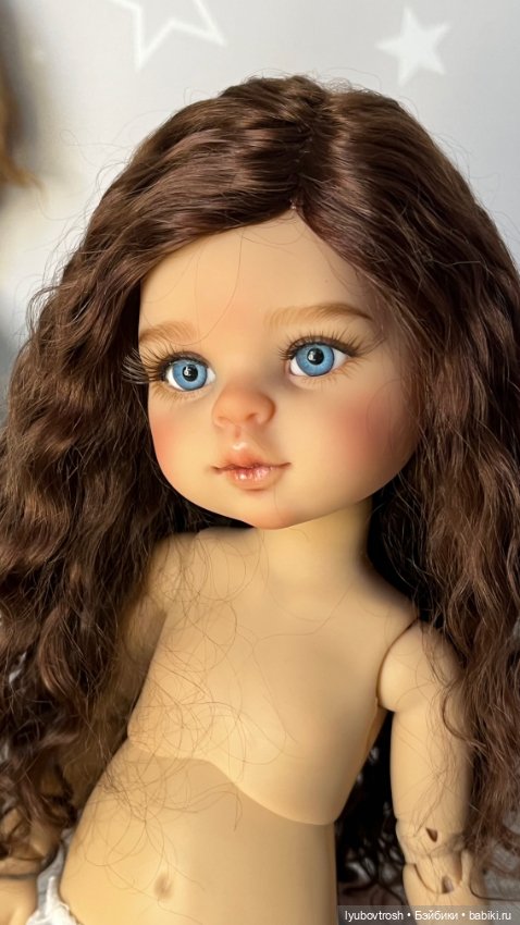 Парик натуральный блондин 8/9 для Паола Рейна и аналогичных кукол (фото 4)