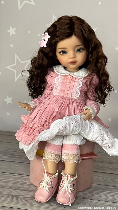 Парик натуральный блондин 8/9 для Паола Рейна и аналогичных кукол