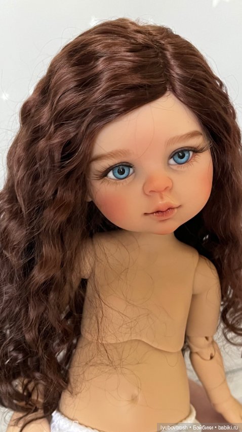 Парик натуральный блондин 8/9 для Паола Рейна и аналогичных кукол (фото 8)
