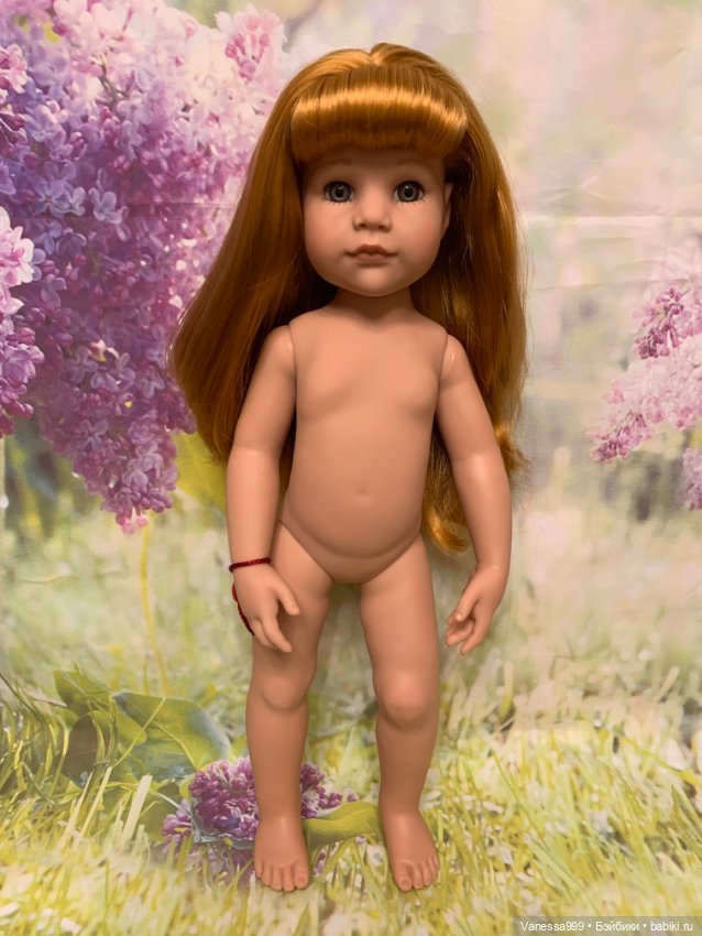 Редкая рыжая Ханна с собачкой 2017 г. от Gotz (Готц).Полный комплект