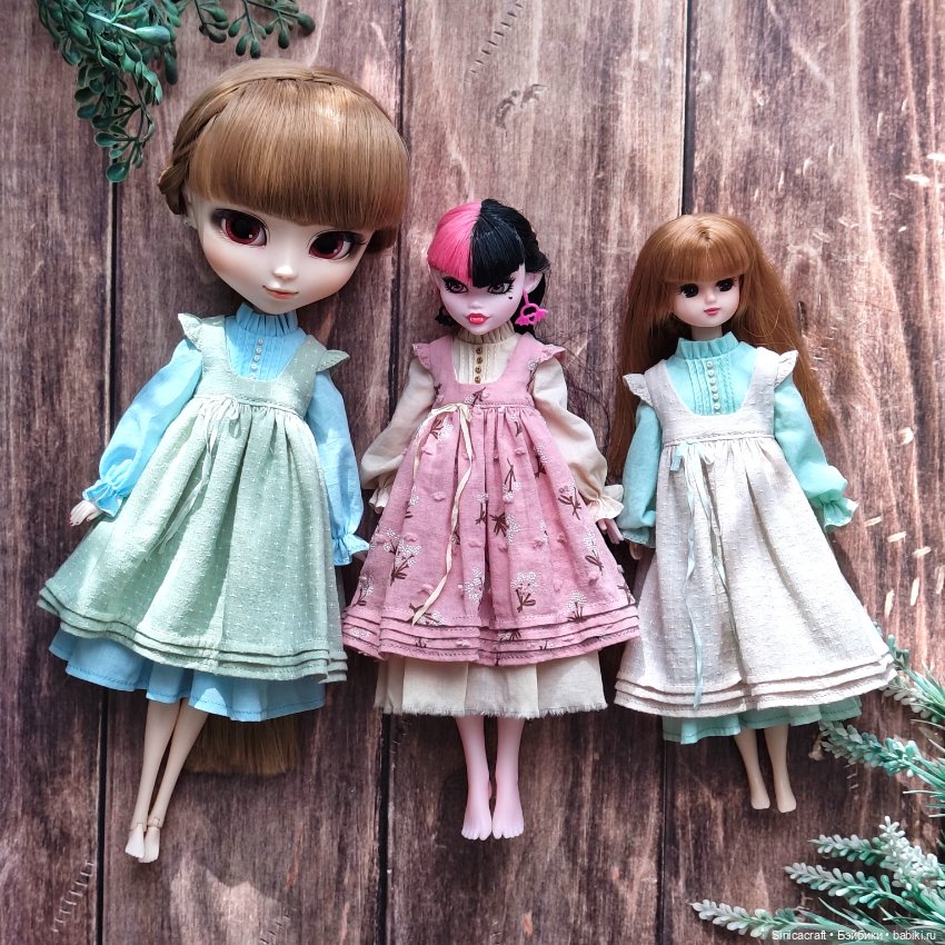Одежда для кукол 1/6 (Blythe, Pullip, Landoudou, Monsterhigh, Poppy Parker) - комплект 31 (фото 5)