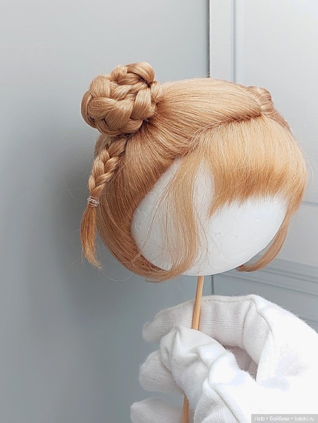 Парик Awen 9-10 с шишечками, косичками и заколками (фото 6)