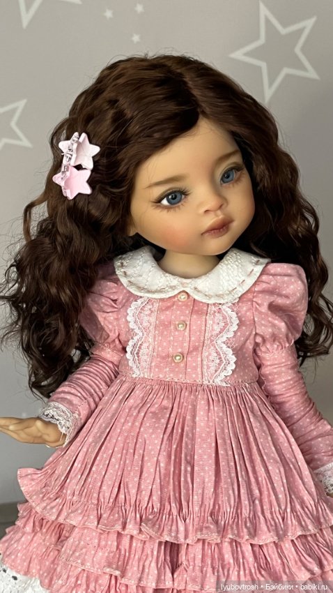 Парик натуральный блондин 8/9 для Паола Рейна и аналогичных кукол