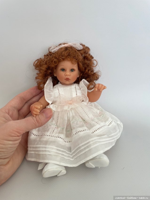 Малышка от Lee Middleton Happy Birthday Teddy mini doll (фото 8)