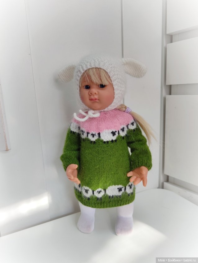 Комплект одежды Овечки для кукол Вихтель Wichtel (фото 7)