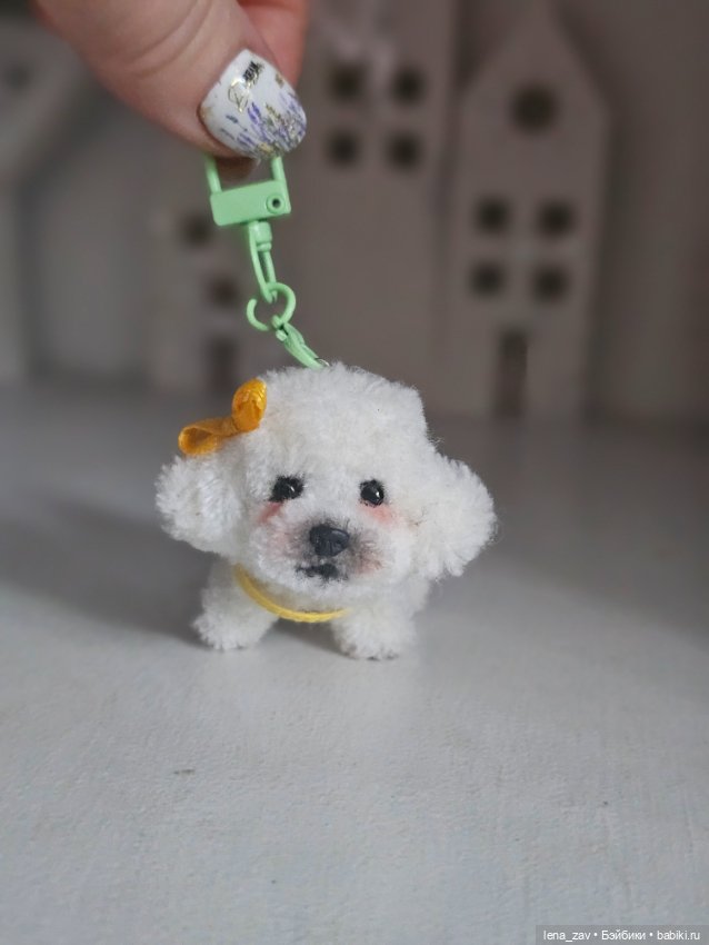 Бишон и пудель , миниатюрные питомцы для куколок (фото 5)