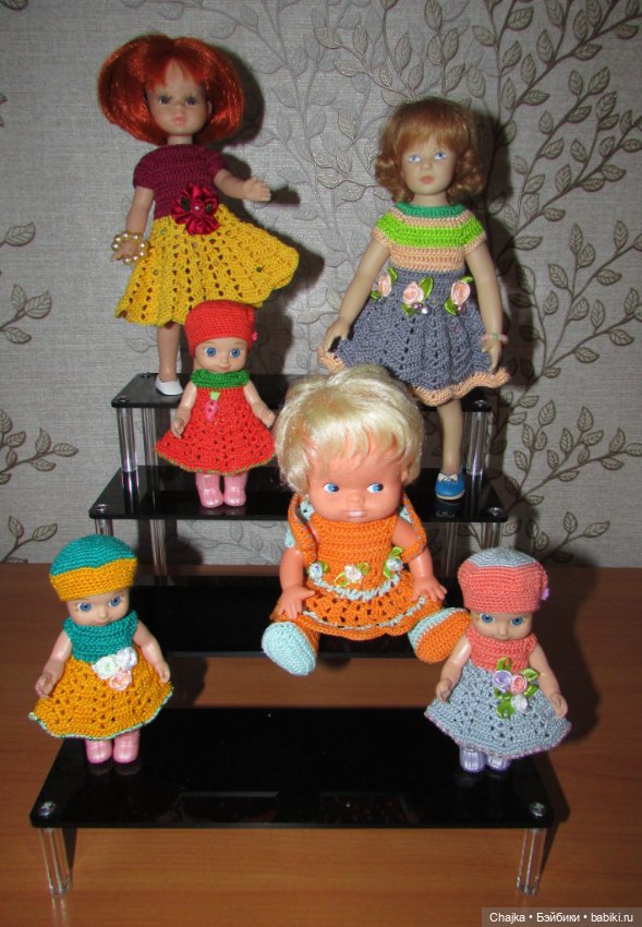 Платья на кукол — Mia, Evi simba, Chou chou, бжд, Paola Reina mini, Corolle mini, Машенька
