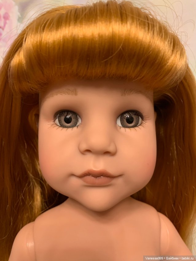 Редкая рыжая Ханна с собачкой 2017 г. от Gotz (Готц).Полный комплект