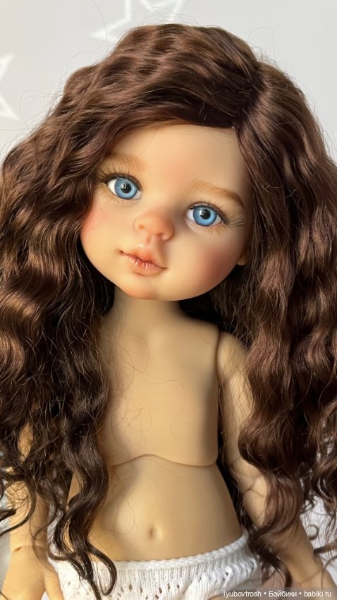 Парик натуральный блондин 8/9 для Паола Рейна и аналогичных кукол