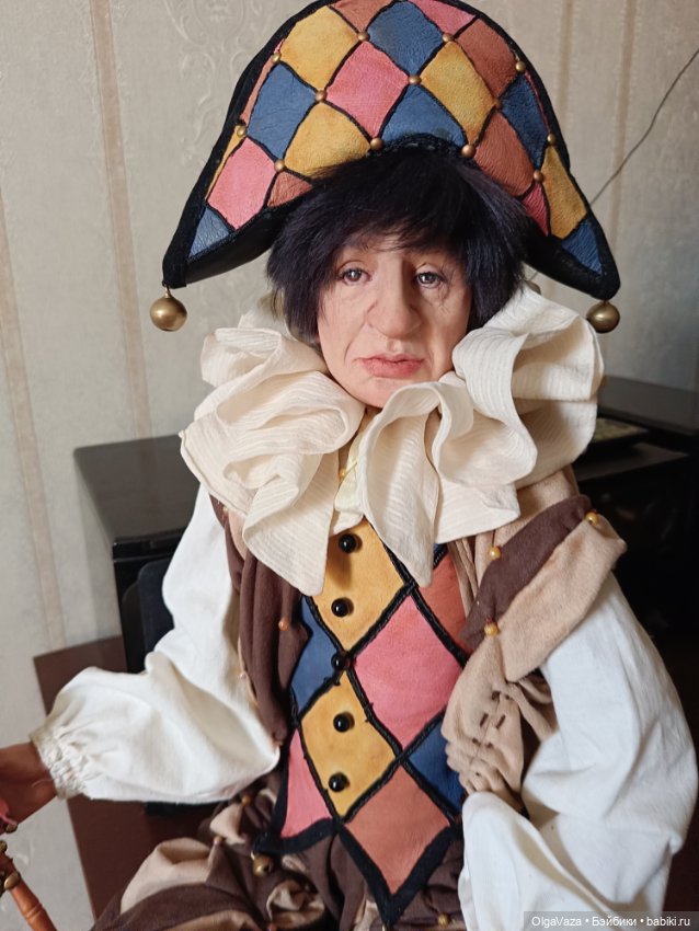 Грустный шут — Авторские куклы (фото 2)