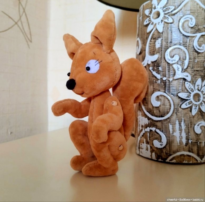 Белочка Леночка — Авторские игрушки (фото 7)