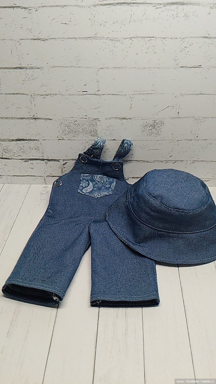 Джинсовая одежда для кукол Минуш и Фануш от Петитколин (фото 2)