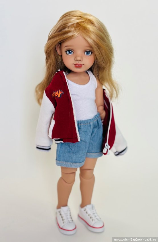 Блондиночка Яна, авторская шарнирная кукла из полиуретана, фулсет (фото 7)