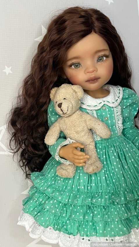 Парик натуральный блондин 8/9 для Паола Рейна и аналогичных кукол (фото 10)