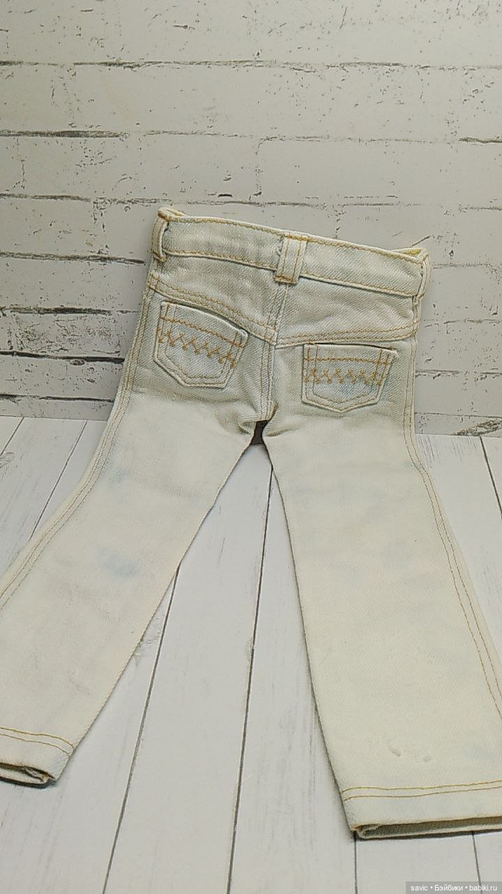 Джинсовая одежда для кукол Минуш и Фануш от Петитколин (фото 7)