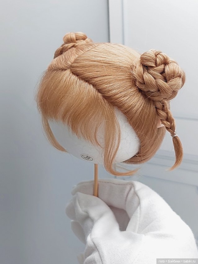 Парик Awen 9-10 с шишечками, косичками и заколками (фото 5)