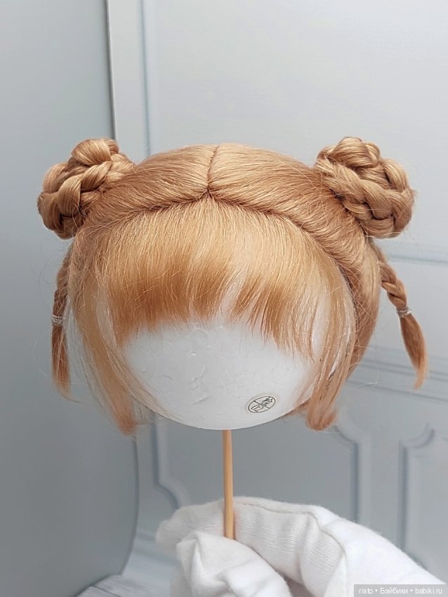 Парик Awen 9-10 с шишечками, косичками и заколками (фото 3)